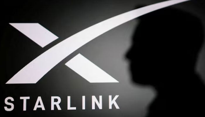 The silhouette of Elon Musk and the Starlink logo are seen in this illustration taken June 11, 2026.—Reuters