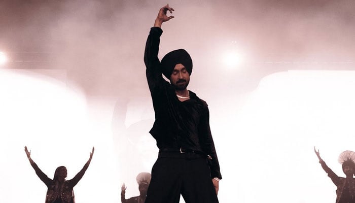 Indian singer  Diljit Dosanjh performs on stage on June 21, 2026. — Facebook@DiljitDosanjh