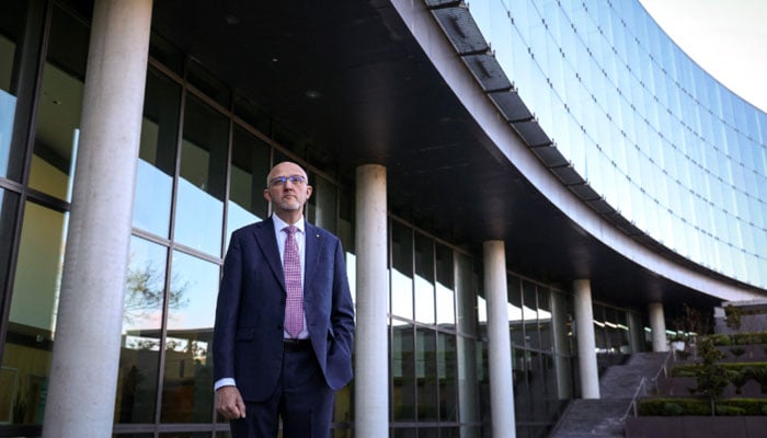 Director-General of the Australian Security Intelligence Organisation (ASIO) Mike Burgess poses for a photograph at the ASIO headquarters in Canberra on June 24, 2026. — AFP