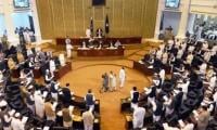 KP Assembly Approves Budget Amid Opposition Protest
