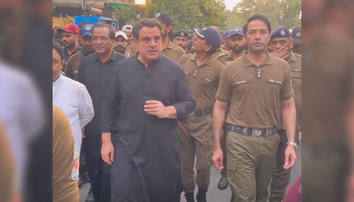 Provincial Minister for Housing Bilal Yasin, during his visit on June 25, 2026. — Screengrab via Facebook@Bilal Yasin Official