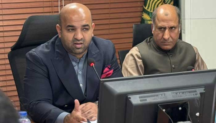 Punjab Education Minister Rana Sikandar Hayat  addresses a meeting on December 2, 2025. — Facebook@RanaSikandarHayat.Official