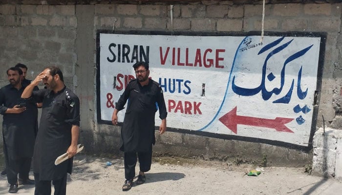 Tehsil administration Baffa-Pakhal officials visit various tourist spots and illegal parking points in Saran Valley on June 30, 2026. — Facebook@DeputyCommissionerMansehra