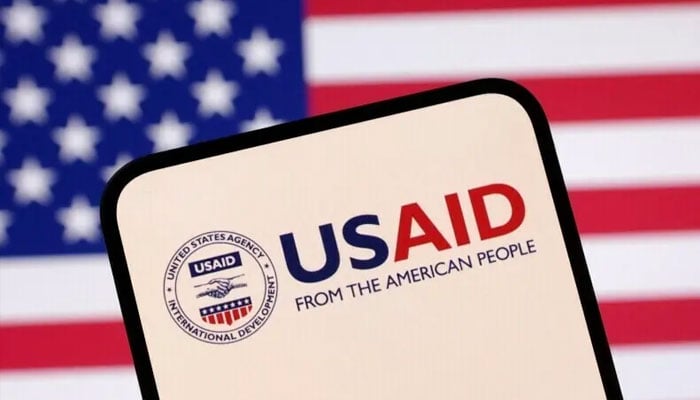 USAID logo and US flag are seen in this illustration taken on April 23, 2025. — Reuters