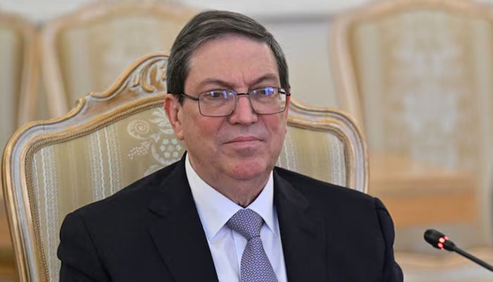 Cubas Foreign Minister Bruno Rodriguez attends a meeting with Russias Foreign Minister Sergei Lavrov in Moscow, Russia, February 18, 2026.—Reuters