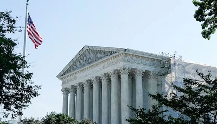 The US Supreme Court building is seen the morning before justices are expected to issue opinions in pending cases, in Washington, US, June 14, 2024. — Reuters