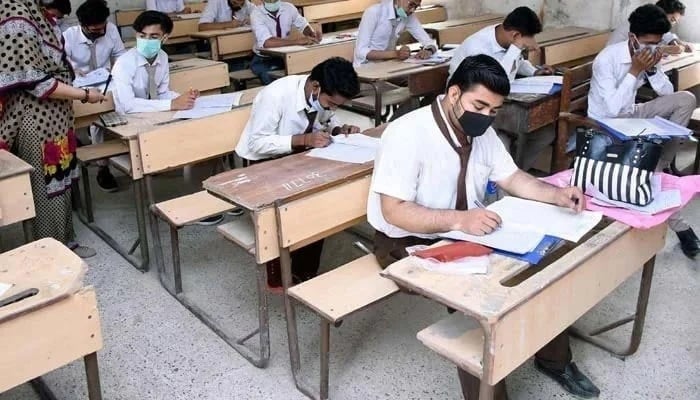The representational image shows students appearing for an exam. — AFP/File
