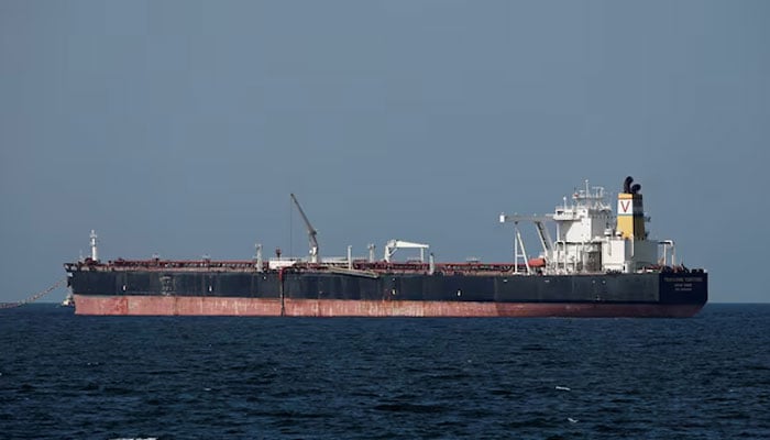 A crude oil tanker sits anchored in Muscat, amid the US-Israeli conflict with Iran, in Muscat, Oman, March 6, 2026. — Reuters