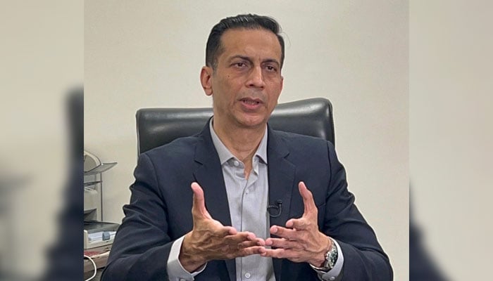 Islamabad Industrial Association President Omais Khattak speaks during a video interview. — Facebook@Omais KhattakOfficial/File