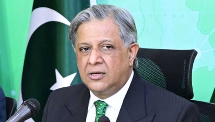 Minister for Law and Justice Azam Nazeer Tarar addresses a press conference in Islamabad on December 4, 2025. — APP