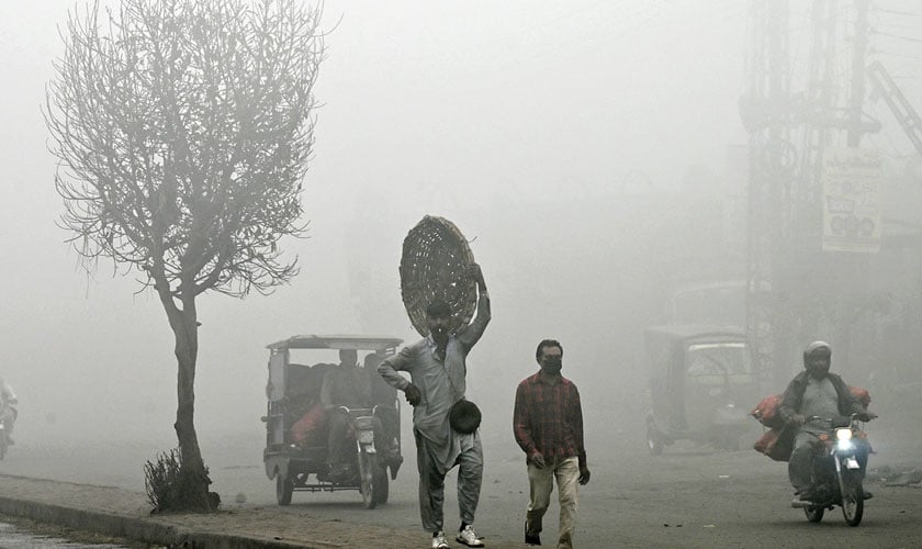 Fog in Lahore
