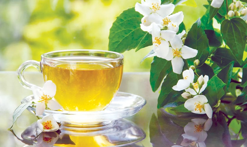 Tea, jasmine, the quiet magic of home and summer vacations memories