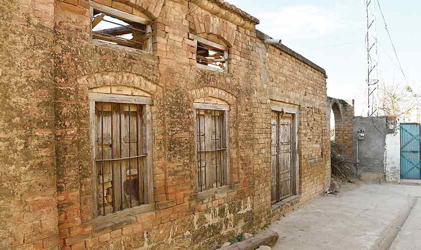 The remains of colonial era building in Karnali.