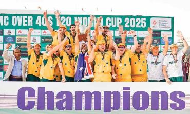 Aussies dominate as PVCA successfully organises IMC Over-40s T20 Cricket World Cup 2025 in Karachi