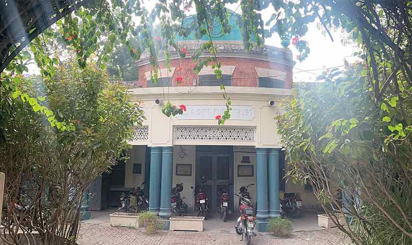 Very few people are aware that a century-old cultural heritage site located on the Faisalabad District Courts premises is falling apart.