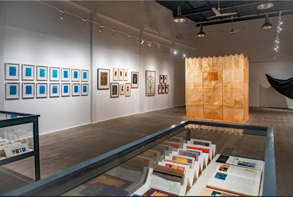 From ‘...connecting internal and external time...’ - Meher Afroz’s works from 1974-2025, curated by Nilofur Farrukh - Photo by the author