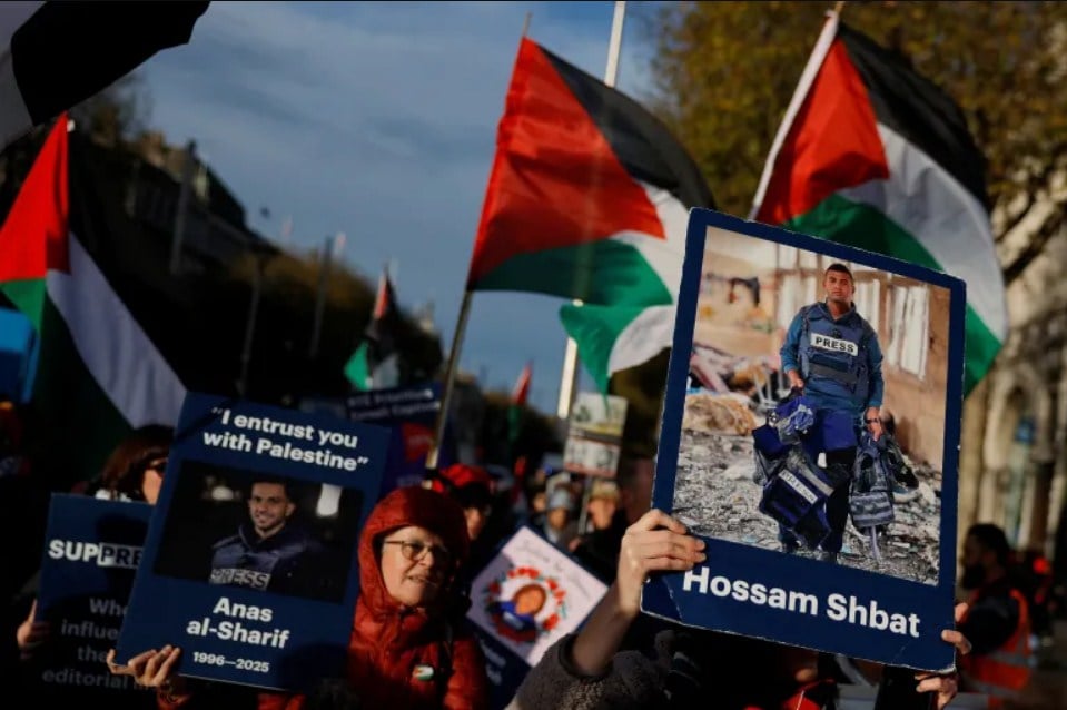 Reporting from Gaza while  surviving genocide