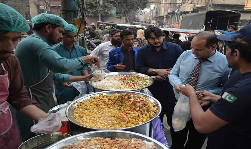 People continue to fill their iftar spreads with all sorts of varieties. — Photos by Rahat Dar