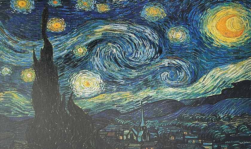 Starry Nigh, 1889 by Vincent van Gogh.