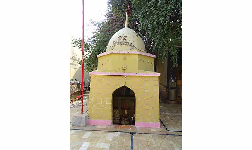 Temple of Shiva in Mata Ji Marhi in Shikarpur.