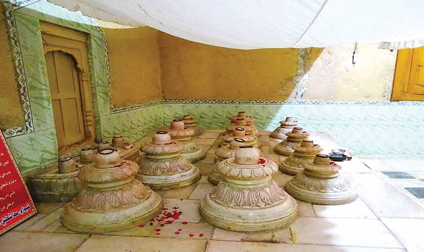 Samadhis of Kanphar Jogis in Mata Ji Marhi, Shikarpur.