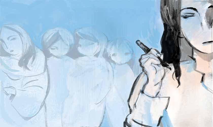 Illustration by Aqsa Hasan.