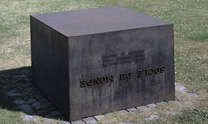 ‘Base of the World’, 1961 by Piero Manzoni.