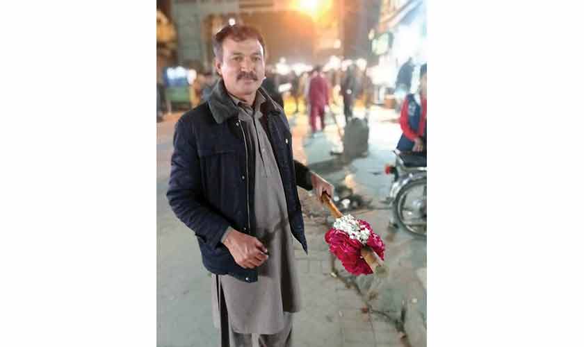 The gajra sellers remind us, one wrist at a time, that the earth is still laughing