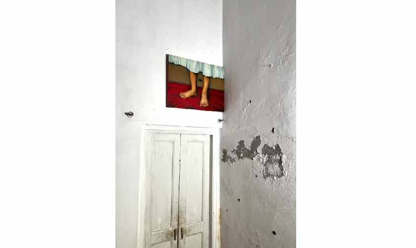 Sana Saeed, Quick Sands, Oils on Canvas