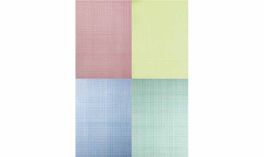 ‘Chahar Bagh (Quadriptych)’, 2021. Archival ink on Montval by Babar Gull.