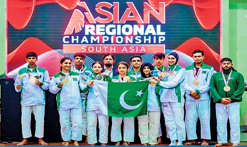 Pakistan’s golden grip: Ju-jitsu team rewrites South Asian history