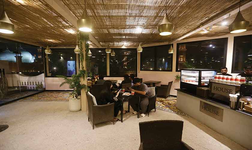 The café is the reward