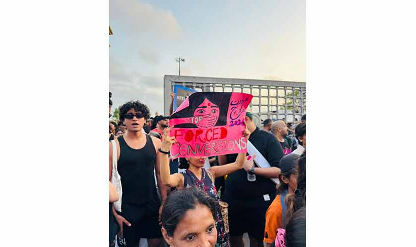 Marching for rights