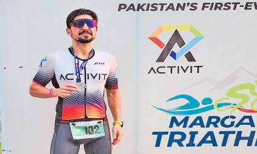 Shahrez Khan headlines Pakistan’s historic triathlon debut