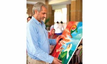 Bridging a cultural gap through brushstrokes