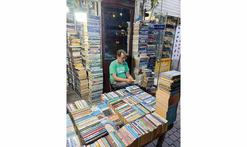 Javed Masood has been dealing in old books for 35 years. — Photos by the autho