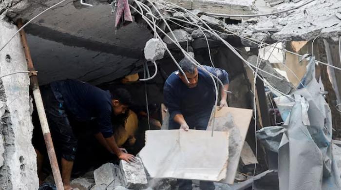 Trump claims 'peace in ME' as Israel kills five including two children