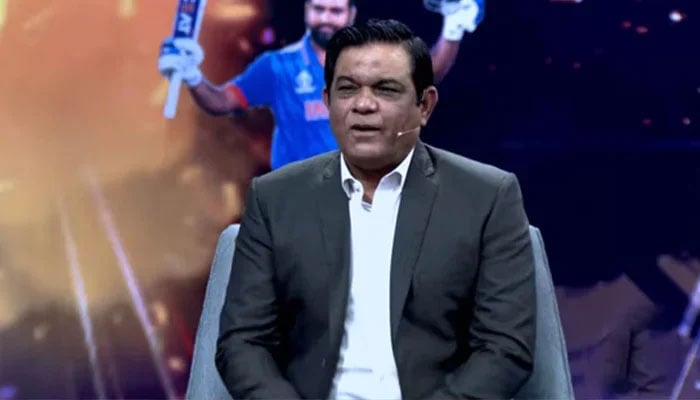 Former Pakistan captain Rashid Latif in a file photo. — Screengrab Geo News