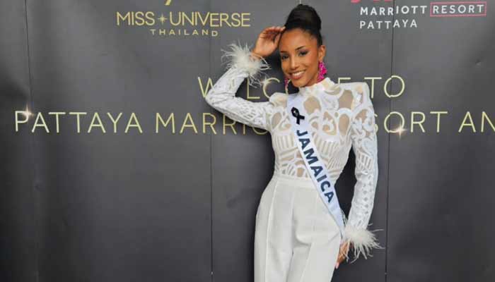Miss Jamaica poses while her appearance in Pattaya for Miss Universe pageant 2025. — Instagram/@officialmissuniversejamaica