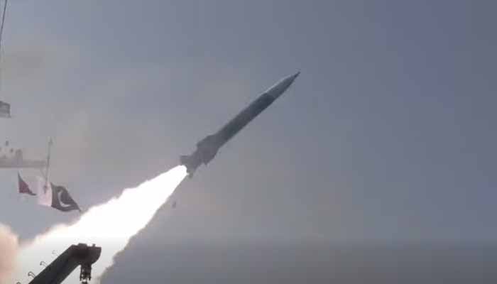 Pakistan Navy tests indigenously developed ship-launched Anti-Ship Ballistic Missile. — ISPR