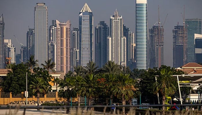 A view of the Dubai skyline, on May 12, 2025. — AFP