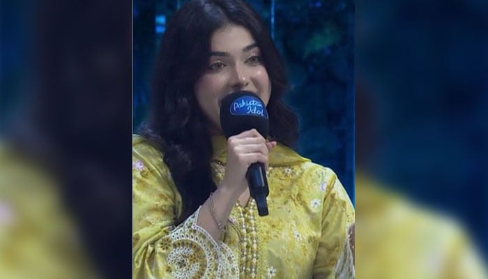 Romaisa Tariq performs during an episode of Pakistan Idol. — Reporter