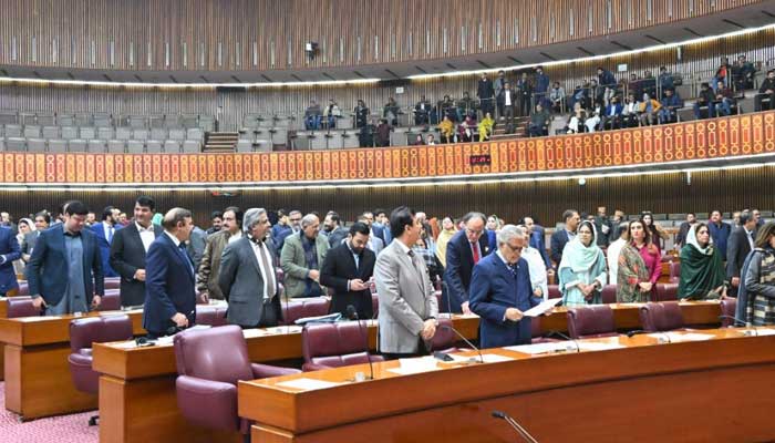 Lawmakers attend joint session of Parliament on December 2, 2025. — Facebook@NationalAssemblyOfPakistan