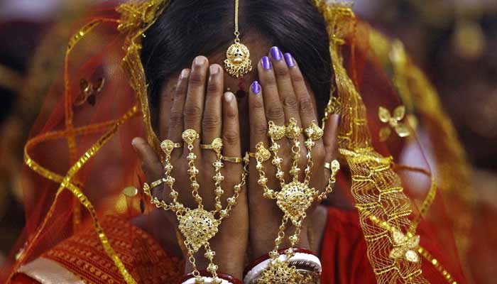Representational image of an Indian bride.— Reuters