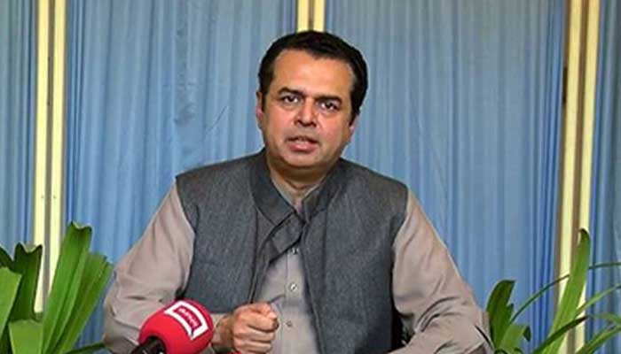 Minister of State for Interior Talal Chaudhry speaks during a press conference. — APP/File