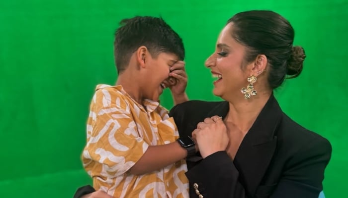 Indian Tennis star Sania Mirza with her son Izhaan. — Instagram@mirzasaniar