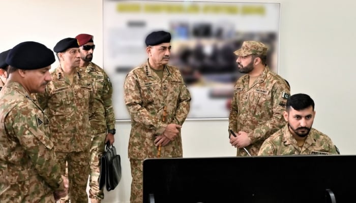 DF and COAS Field Marshal Asim Munir interacts with officers and soldiers at Gujranwala and Sialkot Garrisons on December 13, 2025. — ISPR