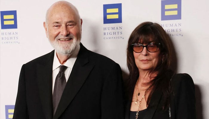 American actor and film director Rob Reiner and wife Michelle Reiner. — AFP