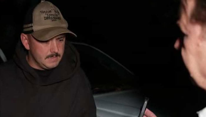 Former colleague of attacker Naveed Akram can be seen in this image. — Screengrab via A Current Affair