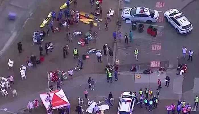 View of a shooting incident at Bondi Beach in Sydney, Australia, December 14, 2025. — Reuters